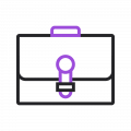Brief Case_Black-Purple